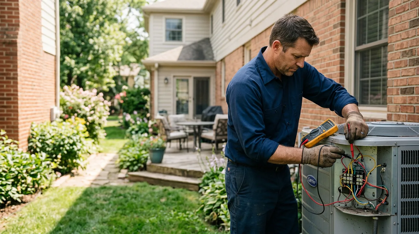 HVAC technician working near Bruno, WV
